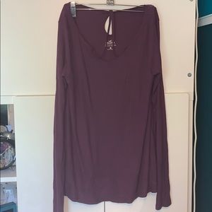 Purple Hollister Long Sleeve